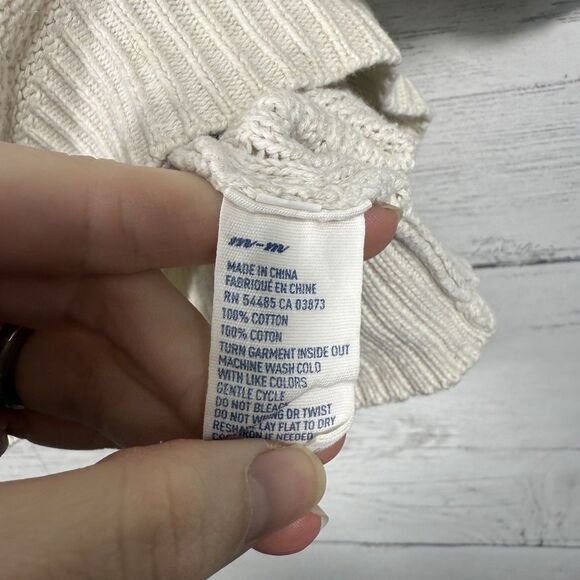 American Eagle Outfitters Vintage Y2K Cotton 3/4 Sleeve Sweater Womens Medium - Picture 4 of 5